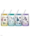 Joyjolt Disney Princess Icon Tumbler Glasses With Lids, Set Of 4 In Multicolor