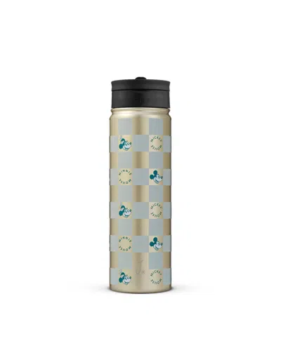Joyjolt Disney Retro Vintage Mickey Minnie 22 oz Water Bottle In Yellow