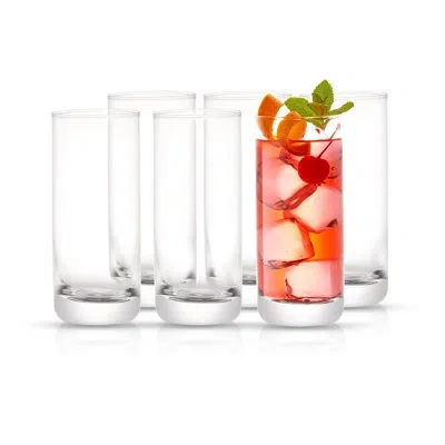 Joyjolt Faye Highball Drinking Glass, 13oz In Clear
