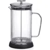 Joyjolt Fluted Glass French Press In Clear