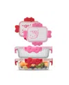 Joyjolt Hello Kitty Fluted Food Storage Containers, Set Of 2 In Pink