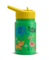 Joyjolt Kids Stainless Steel Water Bottle With Straw Lid, 12oz In Green