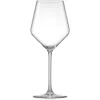 Joyjolt Layla White Set Of 4 Stemmed Red Glasses