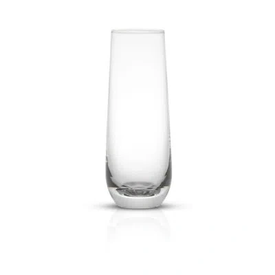 Joyjolt Milo Champagne Glasses, Set Of 4, 9.4oz. In Clear