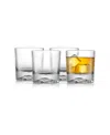 Joyjolt Radiant Double Old Fashioned Tumblers In Clear
