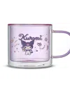 Joyjolt Sanrio Kuromi Double Wall Coffee Mug In Multi