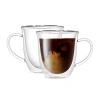 Joyjolt Serene 2-pc. Cappuccino Cup In White