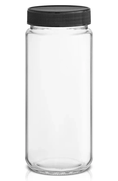 Joyjolt Set Of 6 Reusable Glass Beverage Bottles In Clear