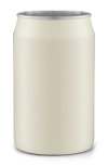 Joyjolt Set Of 6 Stainless Steel Drinking Cans In White