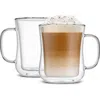 Joyjolt Set Of Two Diner Mugs In Transparent