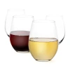 Joyjolt Spirits 4-pc. Wine Glass In White