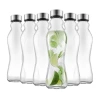 Joyjolt Spring Glass 6-pc. Water Bottles In White