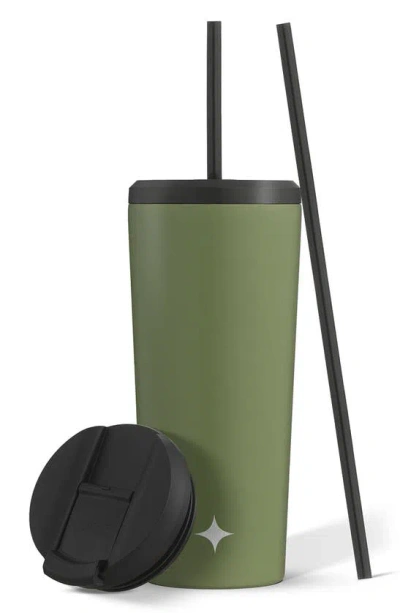 Joyjolt Stainless Steel Insulated Tumbler In Green