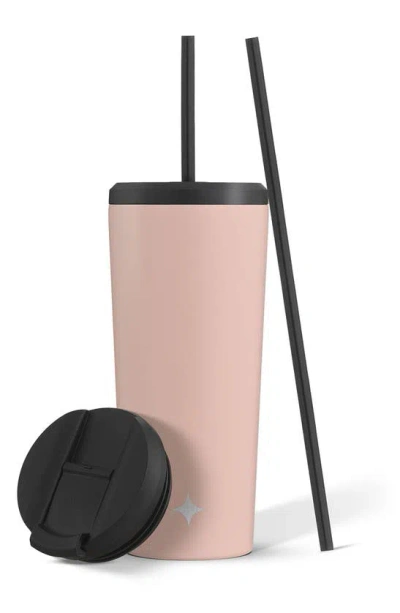 Joyjolt Stainless Steel Insulated Tumbler In Pink