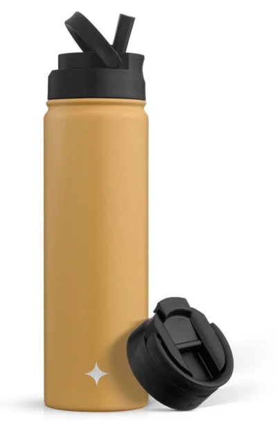 Joyjolt Stainless Steel Insulated Water Bottle In Yellow