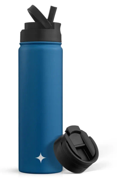 Joyjolt Stainless Steel Insulated Water Bottle In Blue