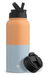 Joyjolt Stainless Steel Water Bottle In Black