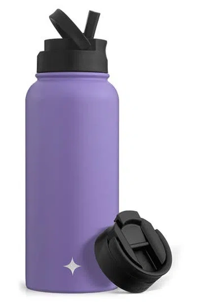Joyjolt Stainless Steel Water Bottle In Purple