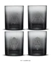 Joyjolt Star Wars Dark Side Short Drinking Glasses, Set Of 4 In Multi
