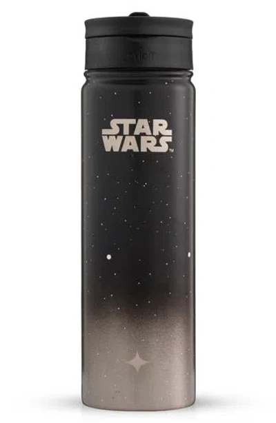 Joyjolt Star Wars Death Star Stainless Steel Water Bottle In Black