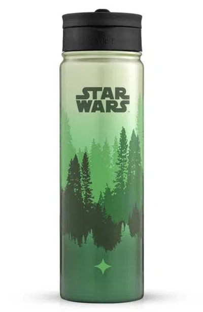Joyjolt Star Wars Endor Stainless Steel Water Bottle In Green