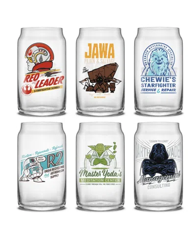 Joyjolt Star Wars Retro Tumbler Glasses In White