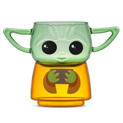 Joyjolt Star Wars Stackable Character Collection Grogu Stackable Glasses - 8 oz In Multi Colored
