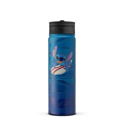 Joyjolt Stitch Surf's Up Vacuum Insulated Water Bottle, 22oz Set Of 1 In Blue
