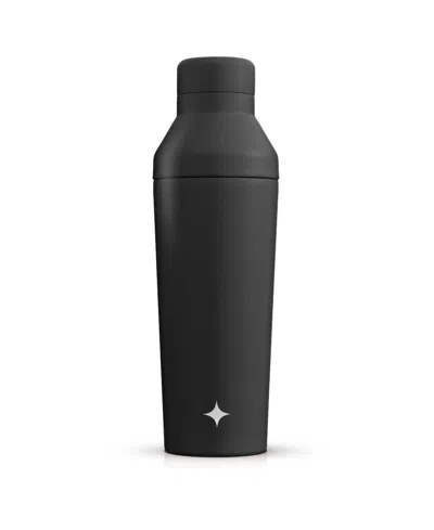 Joyjolt Vacuum Insulated Cocktail Shaker, 20 oz In Black