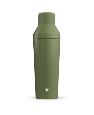Joyjolt Vacuum Insulated Cocktail Shaker, 20 oz In Green