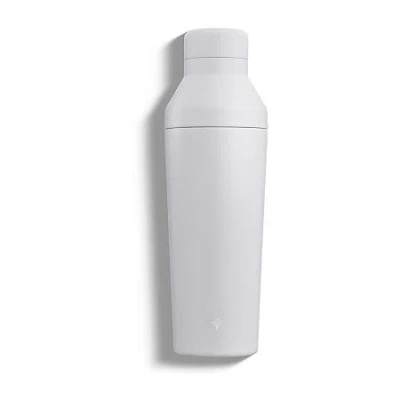 Joyjolt Vacuum Insulated Protein - 20 oz Cocktail Shaker In White
