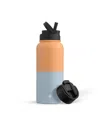 Joyjolt Water Bottle With Flip Lid, Sport Straw Lid, 32 oz In Multi