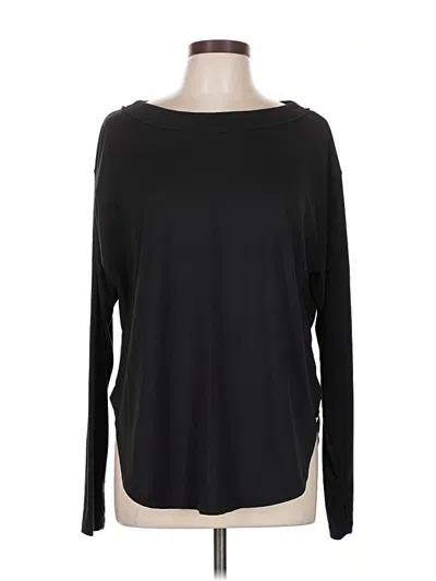 Pre-owned Joylab 3/4 Sleeve T-shirt In Black