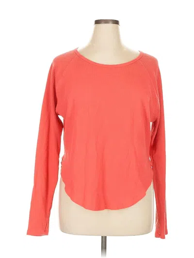 Pre-owned Joylab 3/4 Sleeve T-shirt In Orange