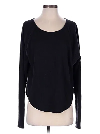 Pre-owned Joylab 3/4 Sleeve T-shirt In Black