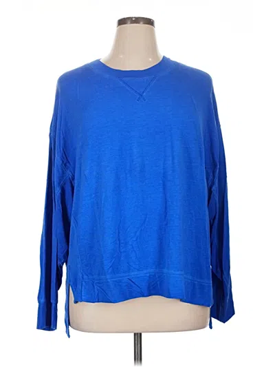 Pre-owned Joylab 3/4 Sleeve T-shirt In Blue