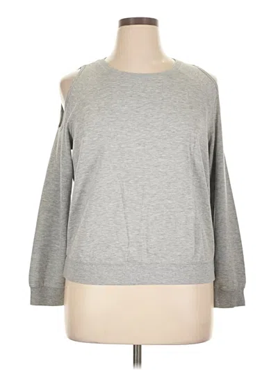 Pre-owned Joylab 3/4 Sleeve T-shirt In Gray