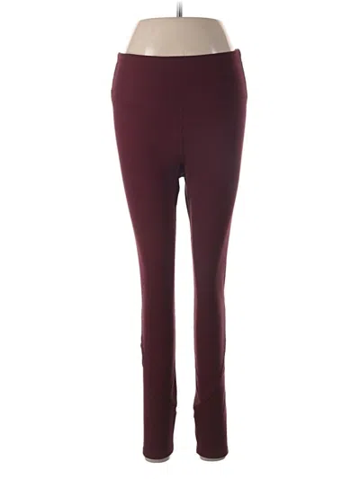 Pre-owned Joylab Active Pants In Burgundy