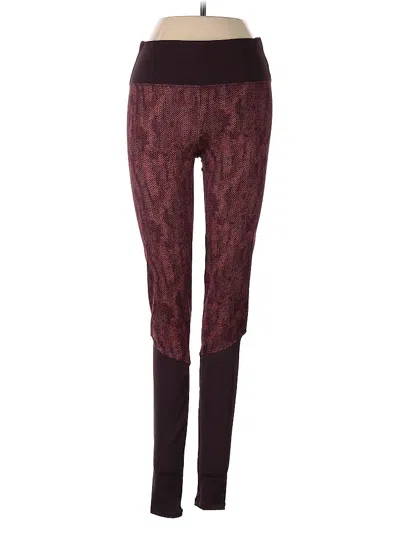 Pre-owned Joylab Active Pants In Burgundy