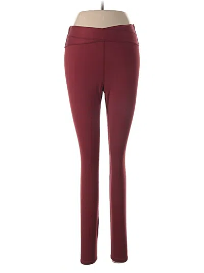 Pre-owned Joylab Active Pants In Burgundy