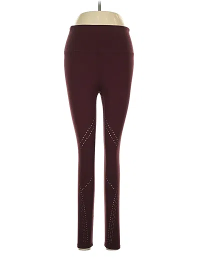 Pre-owned Joylab Active Pants In Burgundy