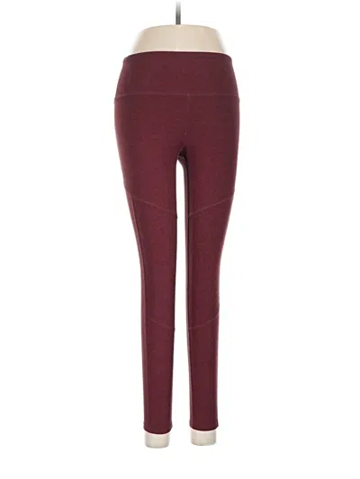 Pre-owned Joylab Active Pants In Burgundy