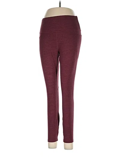 Pre-owned Joylab Active Pants In Burgundy