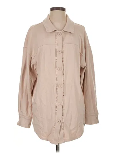Pre-owned Joylab Cardigan Sweater In Tan