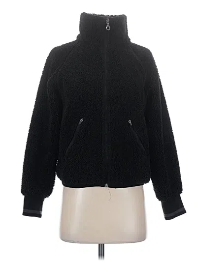 Pre-owned Joylab Faux Fur Jacket In Black