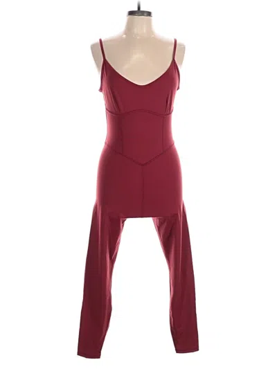 Pre-owned Joylab Jumpsuit In Burgundy