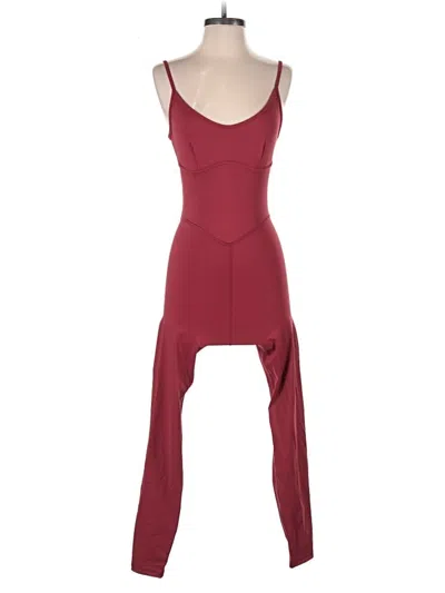 Pre-owned Joylab Jumpsuit In Burgundy