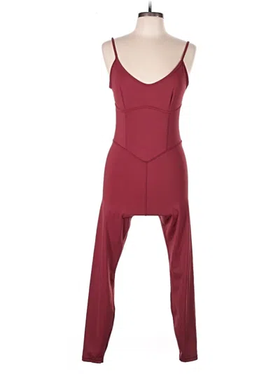Pre-owned Joylab Jumpsuit In Burgundy