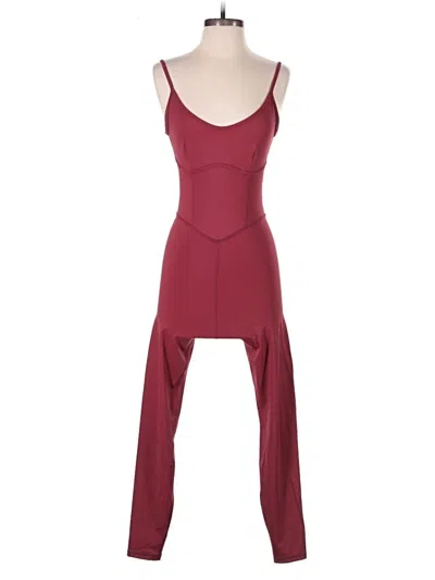 Pre-owned Joylab Jumpsuit In Burgundy