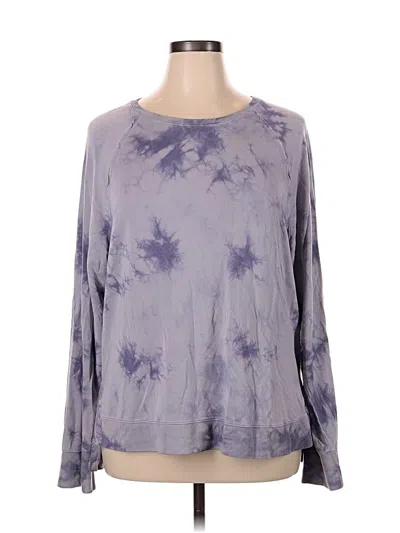 Pre-owned Joylab Long Sleeve Blouse In Gray